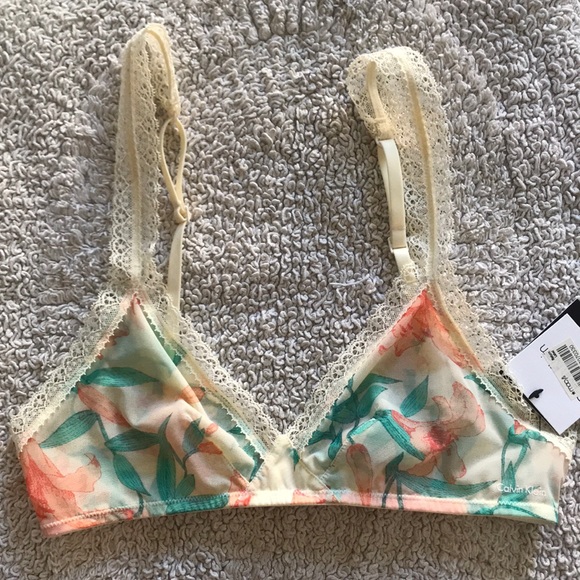 Calvin Klein Other - Calvin Klein floral bralette